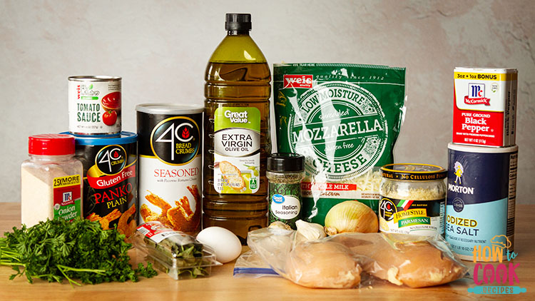 Chicken parmesan ingredients