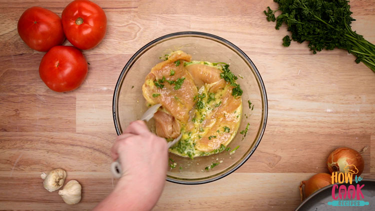 How do you make chicken parmesan from scratch