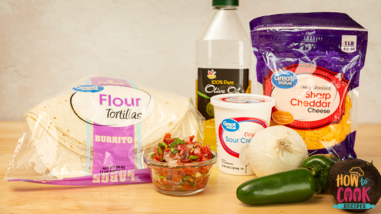 quesadilla ingredients